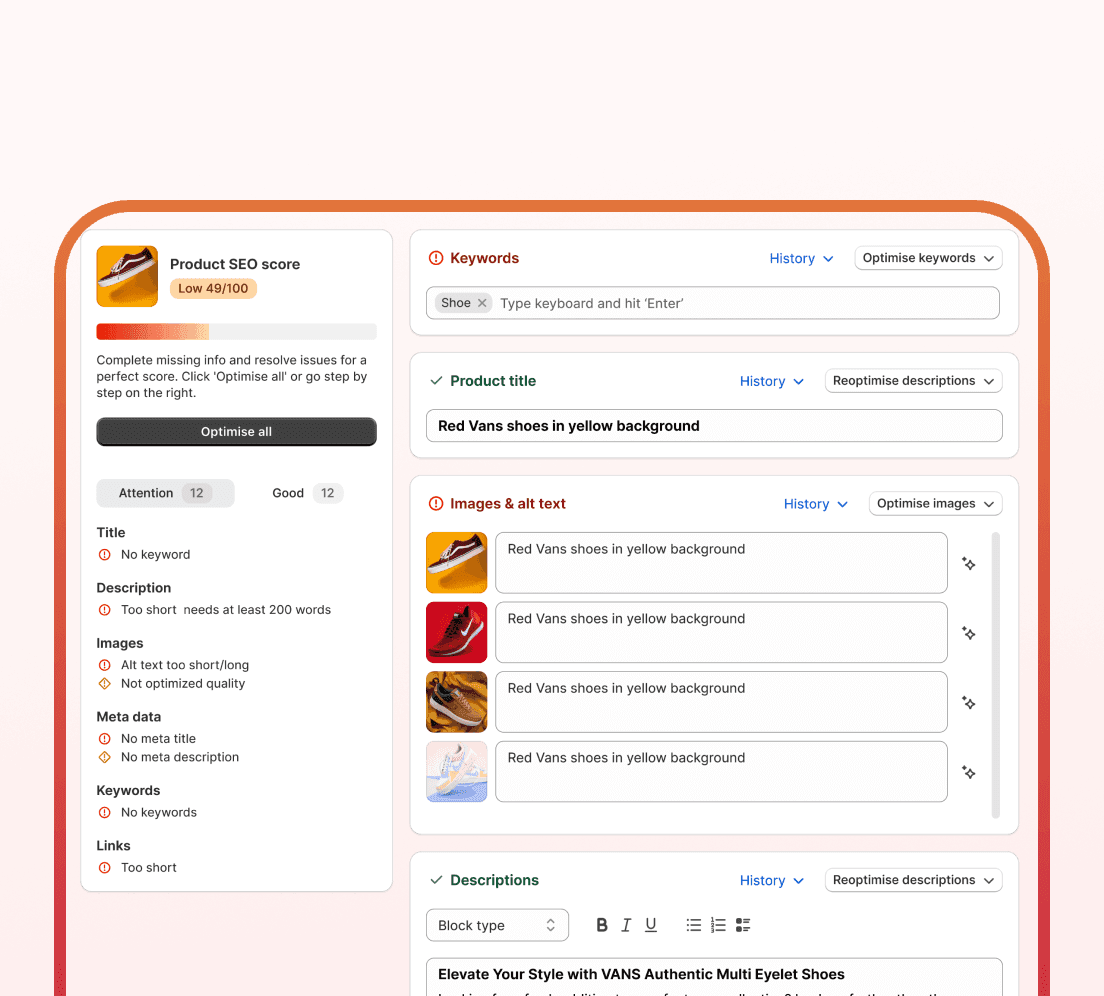 Fix SEO Issues with EZ AI
